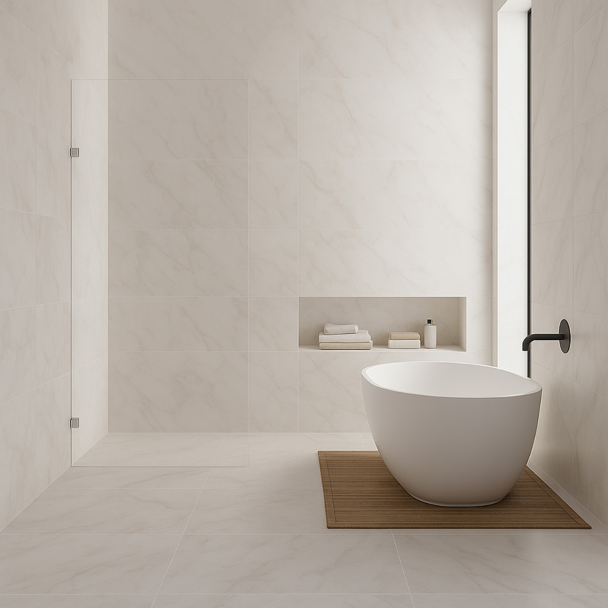 Wiesbaden Less Inloopdouche 8mm Nano Helder Glas / Chroom